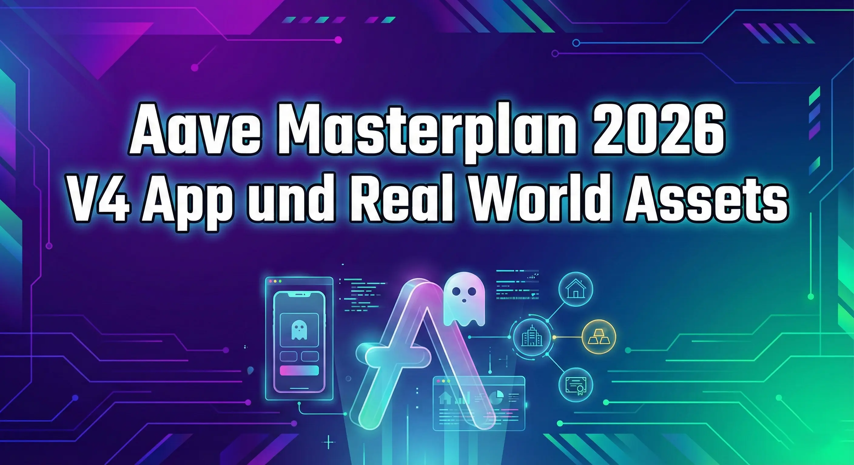 Aave Masterplan 2026: V4 Upgrade, Real World Assets und Mobile App für Millionen Nutzer